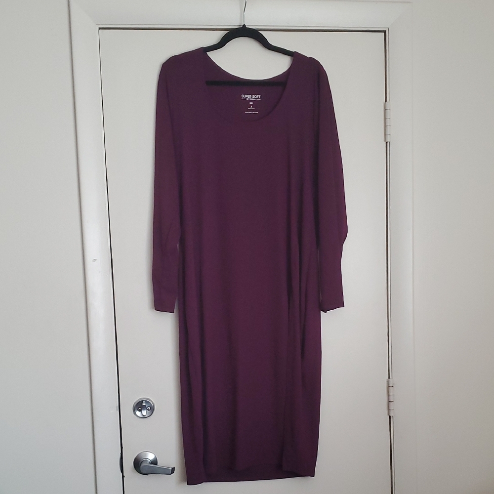*GUC* Torrid Purple Long Sleeve Dress